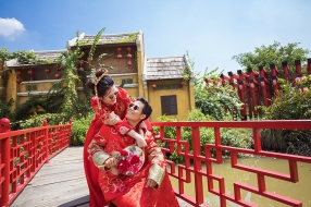 Ảnh cưới đẹp ngoại cảnh ở phim trường Lamour