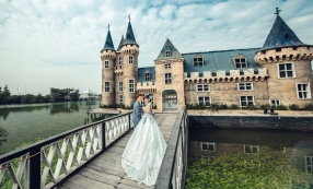 Chụp ảnh cưới đẹp giá rẻ tại phim trường paris