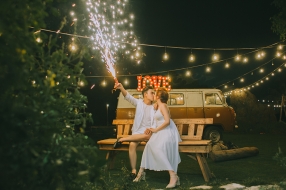 Ảnh cưới đẹp ngoại cảnh ở phim trường Lamour