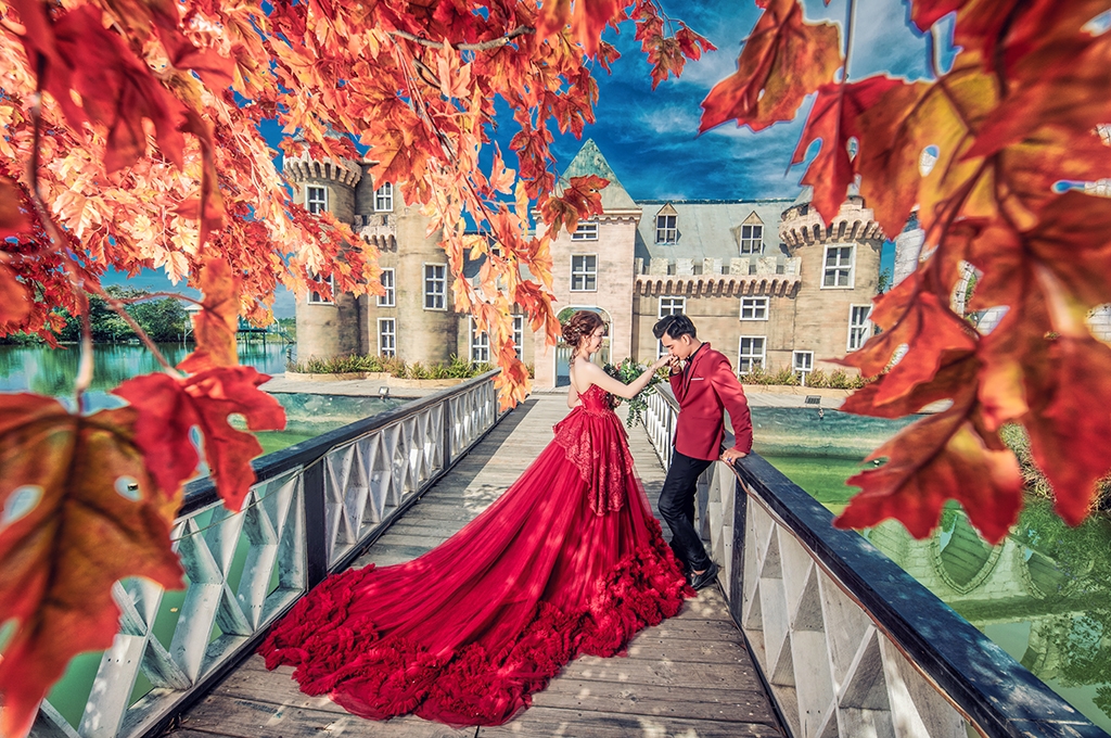 Ảnh cưới đẹp trọn gói giá rẻ tại phim trường Paris